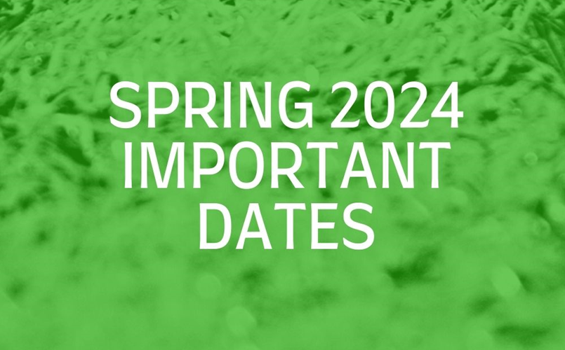 NRYS Spring 2024 Important Dates